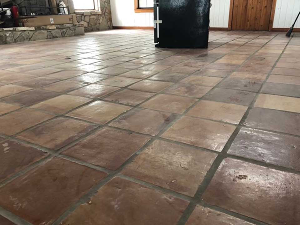 Saltillo Tile Flooring Boerne Texas, Can You Refinish Saltillo Tile